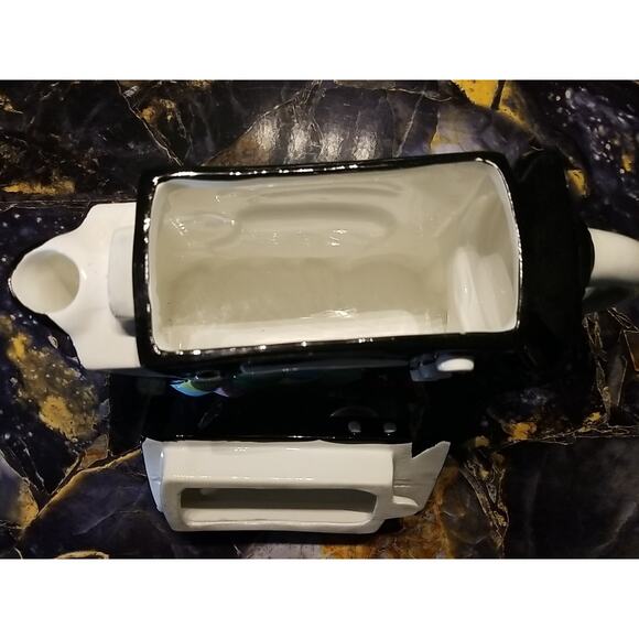 Wangs Sewing Machine Teapot Pincushion Hand painted - Picture 5 of 7